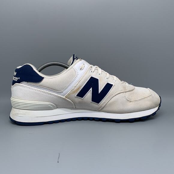 New Balance 574 White Running Shoes ML574HRW Men’s Sz‎ 11.5 - Picture 8 of 10